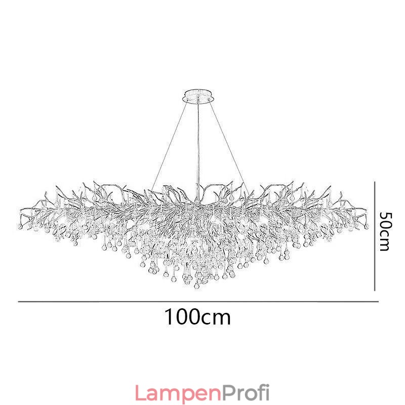 Luxus Kristall Kronleuchter Gold Moderne Decke Hängen Lampe Esszimmer