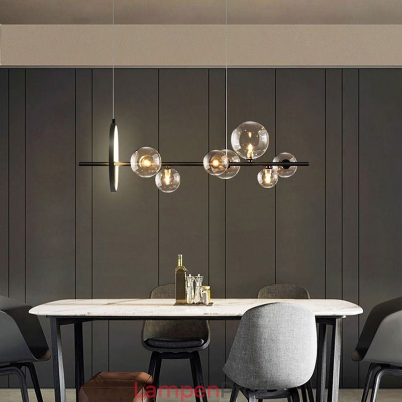 Moderne Glas Bubble Pendelleuchte G9 Glühbirnen Kronleuchter