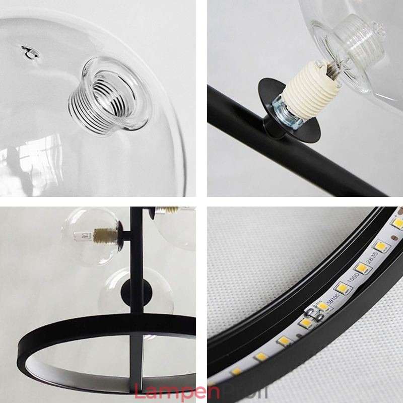 Moderne Hängeleuchten Leuchte Kronleuchter Glas Blase Pendelleuchte