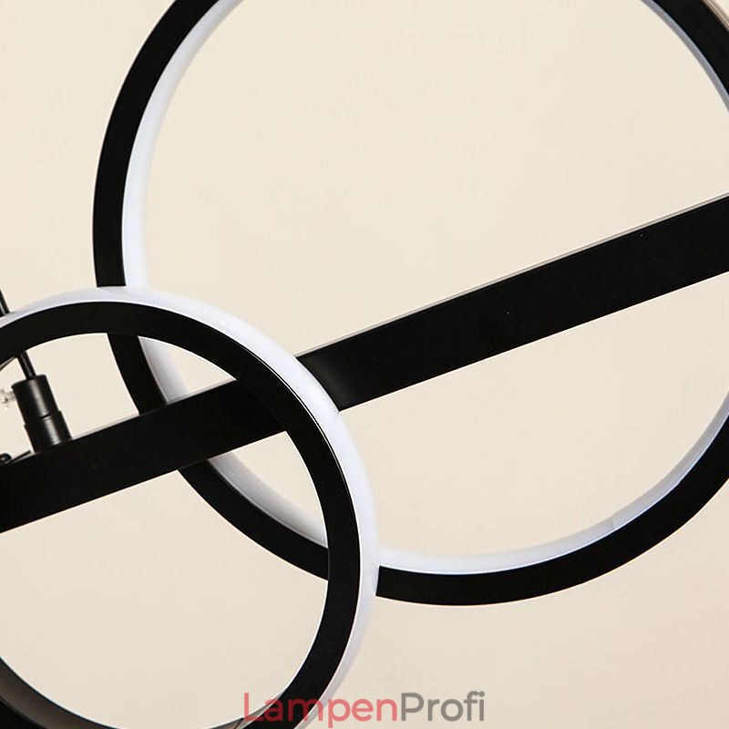 Moderne Glas Bubble Pendelleuchte Schwarz Lange Halterung Lampen