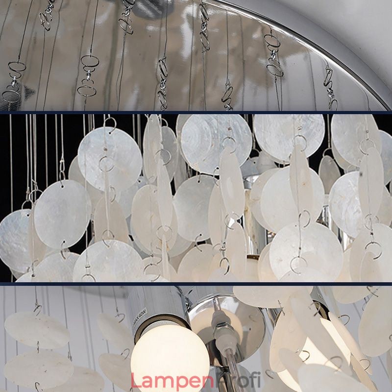 Moderne Shell Pendelleuchte Zeitgenössische Hängende Deckenbeleuchtung Esszimmer