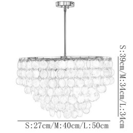 Europäische Muschel Pendelleuchte Zeitgenössische Hängeleuchte