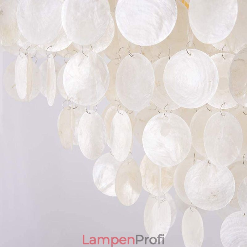 Europäische Muschel Pendelleuchte Zeitgenössische Hängeleuchte