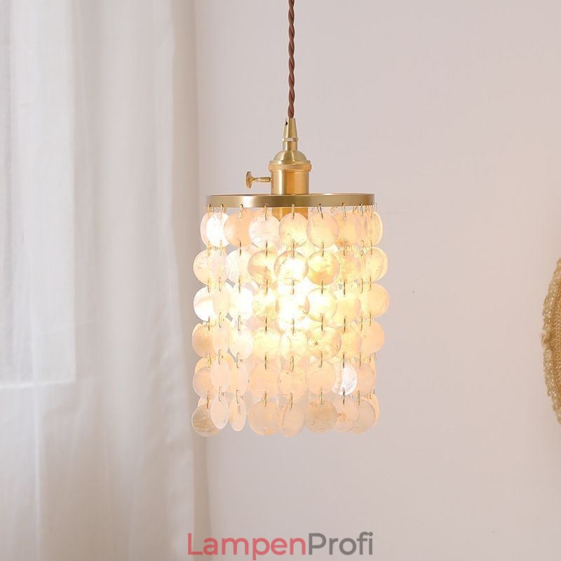 Moderne Klassische Kronleuchter Weiß Shell Schatten Anhänger Beleuchtung Lampe Decke
