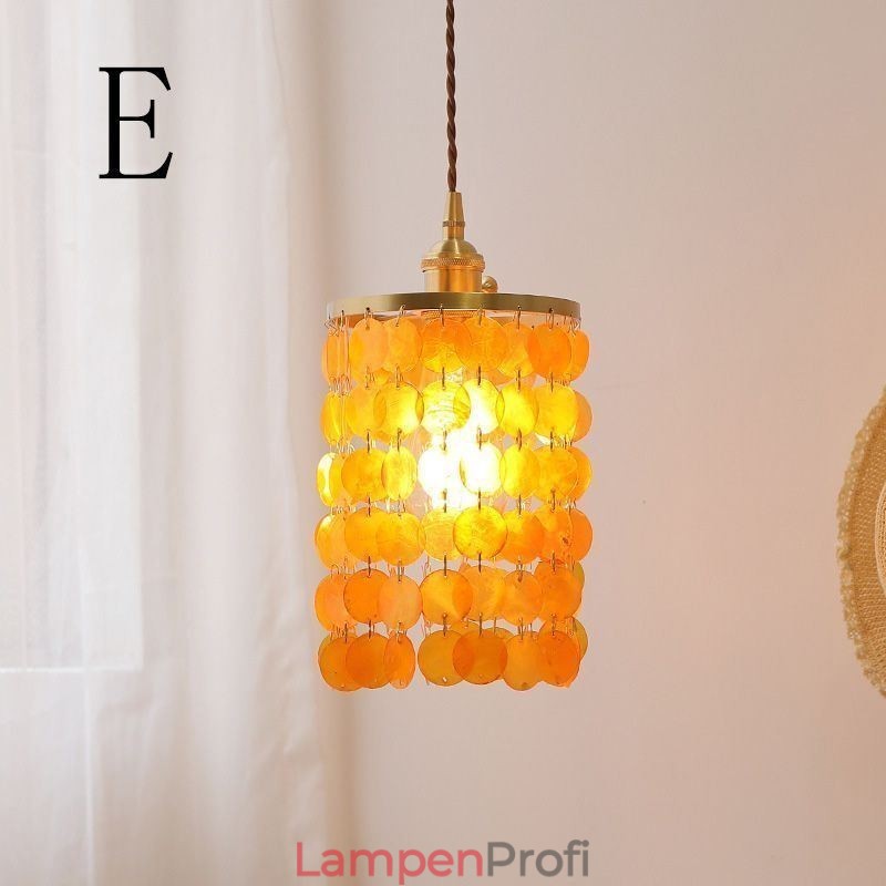 Moderne Klassische Kronleuchter Weiß Shell Schatten Anhänger Beleuchtung Lampe Decke