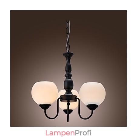 Traditioneller klassischer Kronleuchter aus Bronze im Kerzenstil