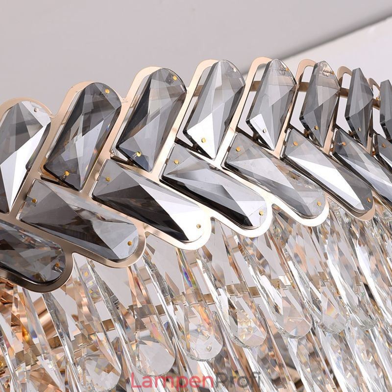 Kristall Pendelleuchte Gold Deckenleuchte