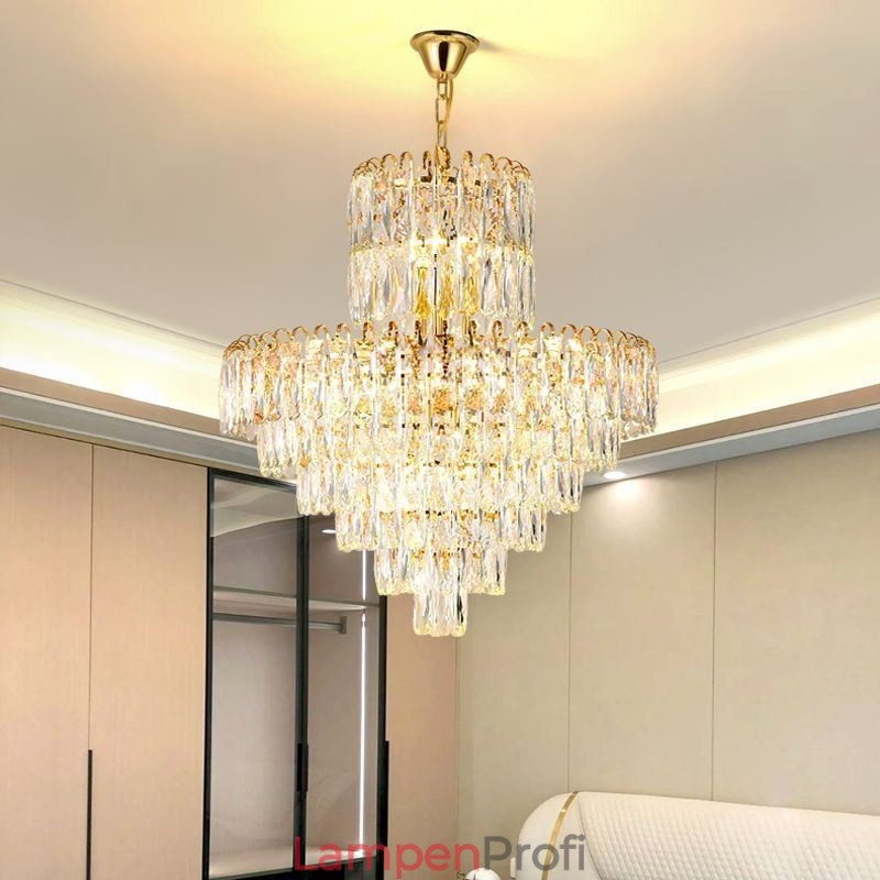 Moderne Kristall-Pendelleuchte Zeitgenössische Deckenleuchten