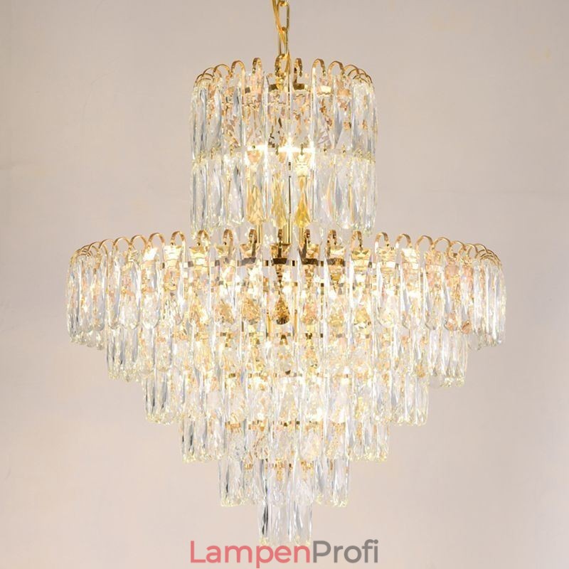 Moderne Kristall-Pendelleuchte Zeitgenössische Deckenleuchten