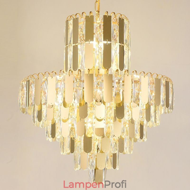 Moderne Kristall-Pendelleuchte Zeitgenössische Deckenleuchten
