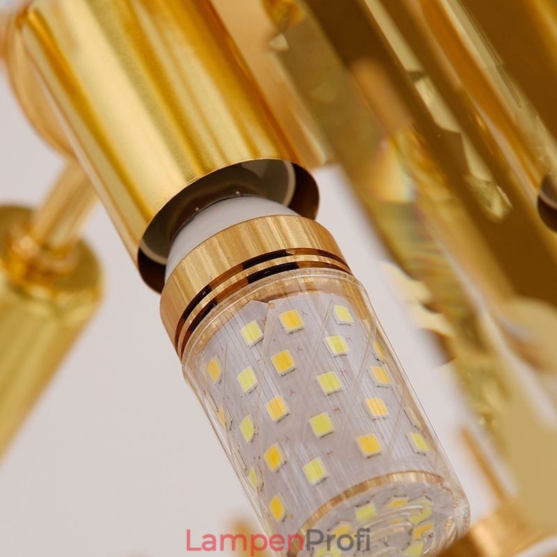 Elegante Pendelleuchte Kristall Runde Deckenleuchte