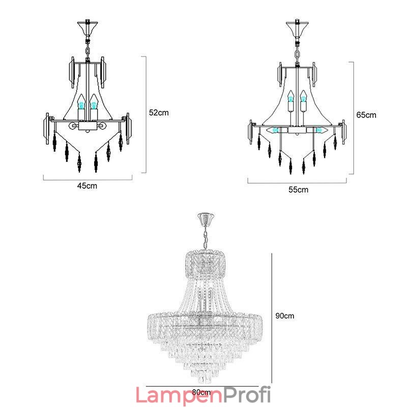 Moderne Kristall-Pendelleuchte, runde Deckenleuchte