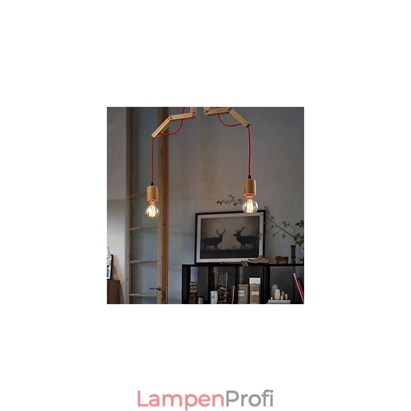 Kronleuchter Mini-Stil Modern Zeitgenössisch Holz Bambus