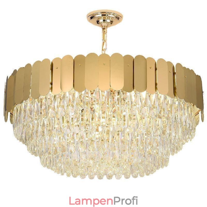 Moderne Pendelleuchte Kristall Runde Hängende Deckenleuchte