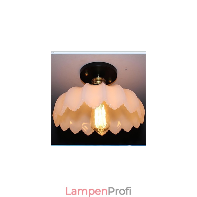 Retro-Deckenleuchte im Lotus-Stil mit 1 Kopf
