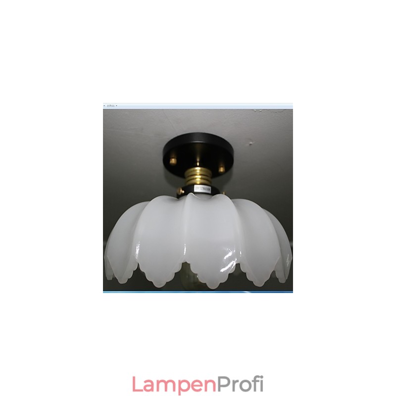 Retro-Deckenleuchte im Lotus-Stil mit 1 Kopf