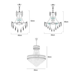 Moderne Kristall Pendelleuchte Deckenleuchte