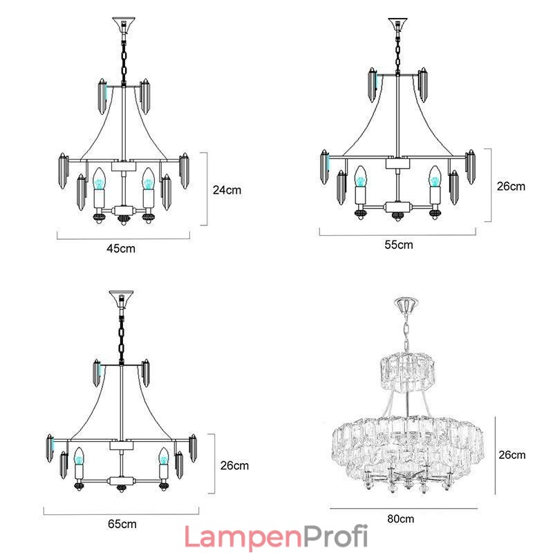 Weiße Kristall Pendelleuchte Moderne Deckenleuchten Hängeleuchten