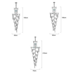Luxus Pendelleuchte Große Hängelampe 12 16 18 Lichter