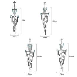 Kristall Pendelleuchte Moderne Spektakuläre K9 Deckenleuchte
