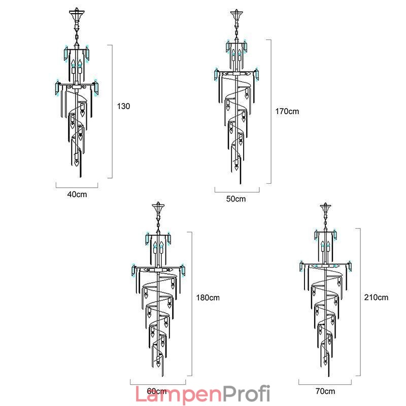 Kristall Pendelleuchte Moderne Spektakuläre K9 Deckenleuchte