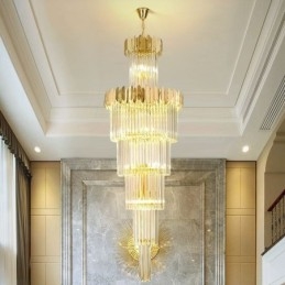 Moderne Kristall Deckenleuchte Pendelleuchte Esszimmer Foyer