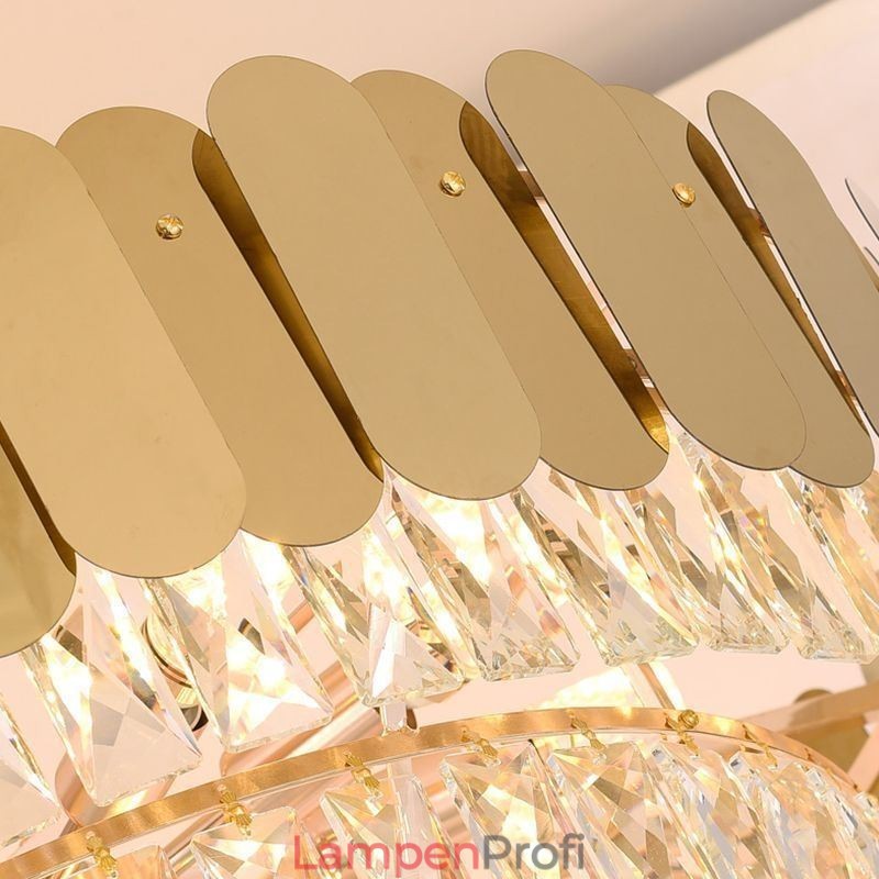 Moderne elegante Kristall Pendelleuchte konische Deckenleuchte