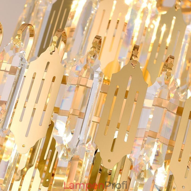 Moderne Kristall-Pendelleuchte, zeitgenössische Deckenlampe