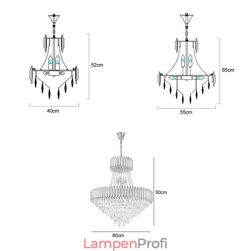 Moderne Kristall Pendelleuchte Runde Deckenleuchte Hängeleuchten