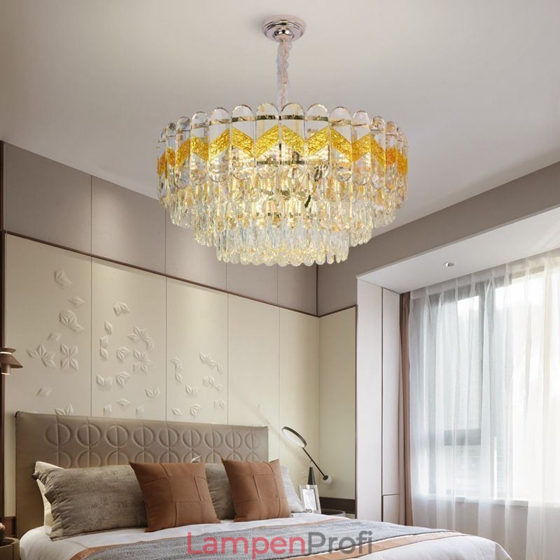 Luxus Pendelleuchte Kristall Deckenleuchte 9 12 16 Lichter