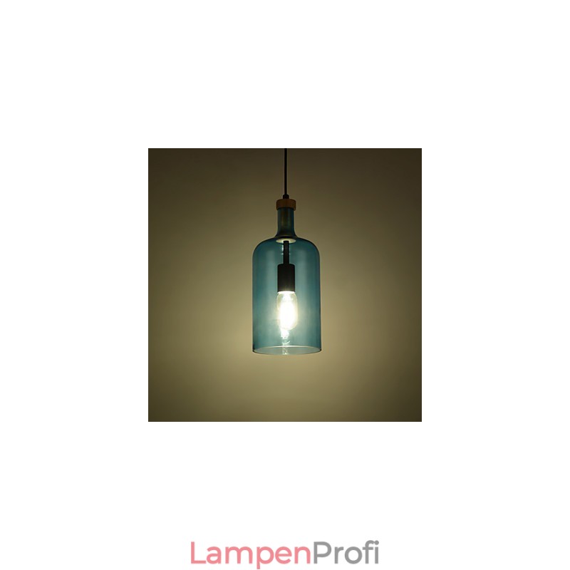 Kronleuchter, moderne Pendelleuchte mit Glasschirm