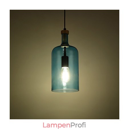 Kronleuchter, moderne Pendelleuchte mit Glasschirm