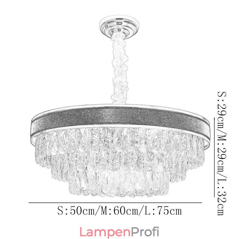 Moderne Pendelleuchte Kristall Deckenleuchte 9 12 16 Lichter