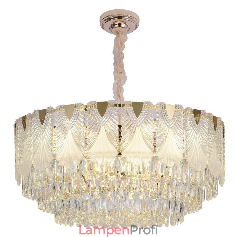 Kristall Pendelleuchte Lacy Runde Deckenleuchte