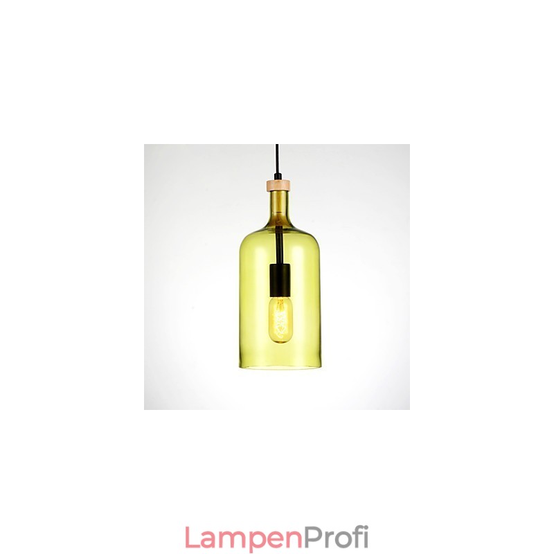 Kronleuchter, moderne Pendelleuchte mit Glasschirm