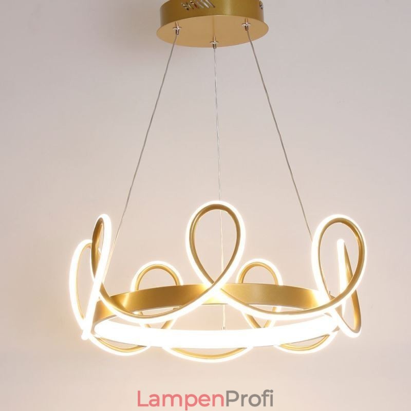 Moderne Hängeleuchte Crown Pendelleuchte Aluminium 1 Licht