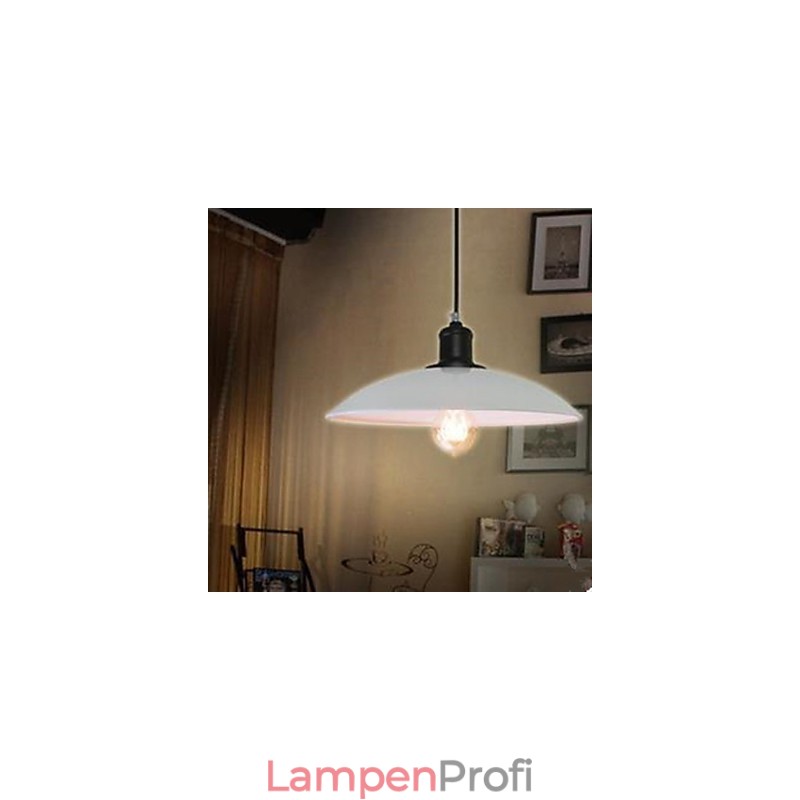 Vertraglich weißes Droplight Rustikale Lodge Traditionelle klassische Pendelleuchte