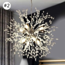 Feuerwerk Kronleuchter 8 Lichter Löwenzahn Pendelleuchte