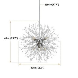 Feuerwerk Kronleuchter 8 Lichter Löwenzahn Pendelleuchte