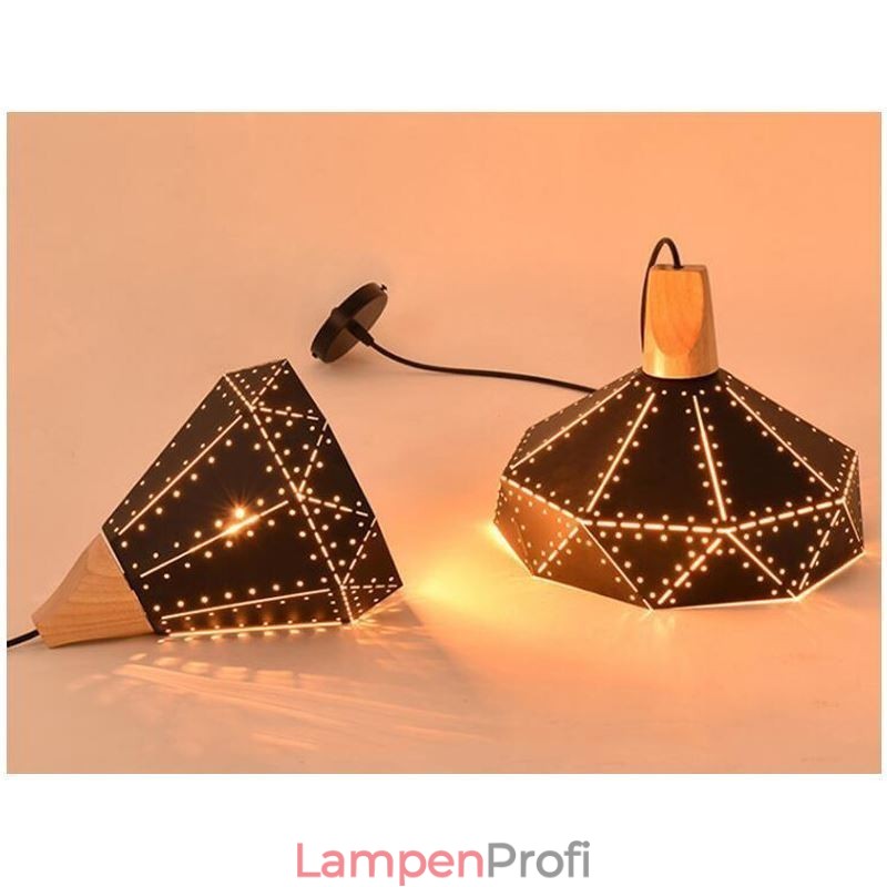 Industrielle Retro Vintage Hängeleuchte Hohl Lampenschirm