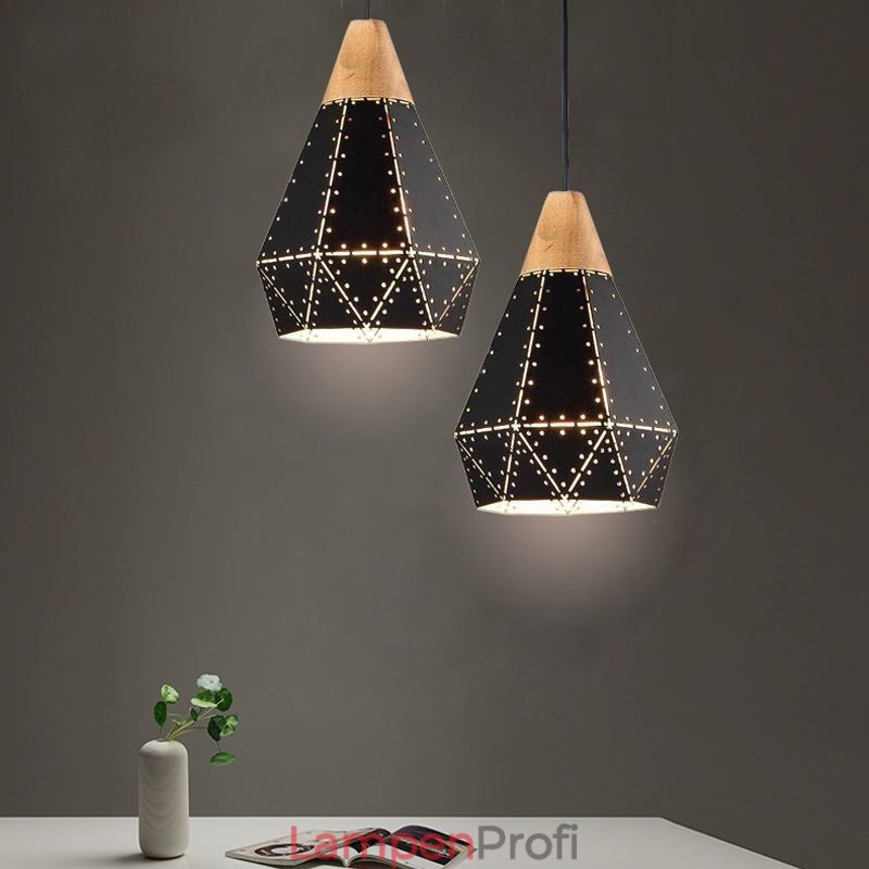 Industrielle Retro Vintage Hängeleuchte Hohl Lampenschirm