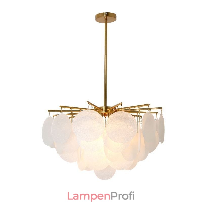 Moderne 6-flammige Hängeleuchte Pendelleuchte mit Glasform