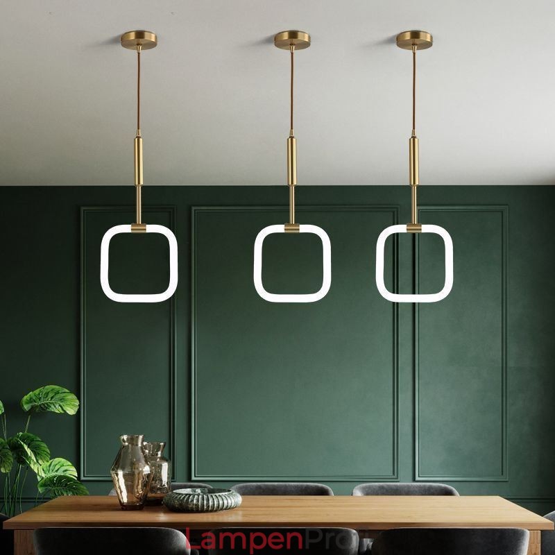 Moderne einfache Pendelleuchte Messing Deckenleuchte