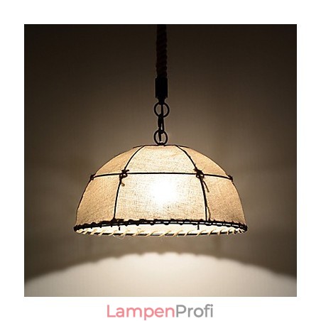 Halbrunde Pendelleuchte mit 1 Leuchte, Vintage-Stil, Industrie-Stil, gelbes Stoff- und Metall-Tropfenlicht Halbrunde Pendelleuchte mit 1 Leuchte, Vintage-Stil, Industrie-Stil, gelbes Stoff- und Metall-Tropfenlicht