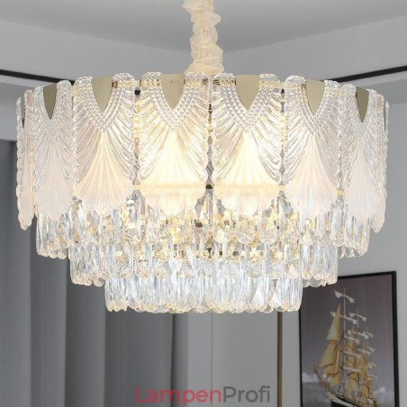 Kristall Pendelleuchte Lacy Runde Deckenleuchte Kristall Pendelleuchte Lacy Runde Deckenleuchte