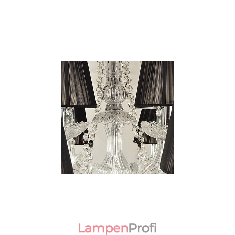 Eleganter Kristall-Kronleuchter mit 12 Lichtern
