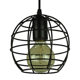 Globusförmiger Vintage-Kronleuchter im europäischen Stil für schwarze Pendelleuchte