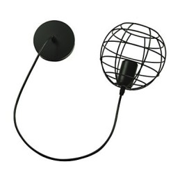 Globusförmiger Vintage-Kronleuchter im europäischen Stil für schwarze Pendelleuchte