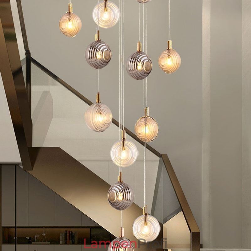 Glas Pendelleuchte Kreative Dekorative Glaskugel Loft