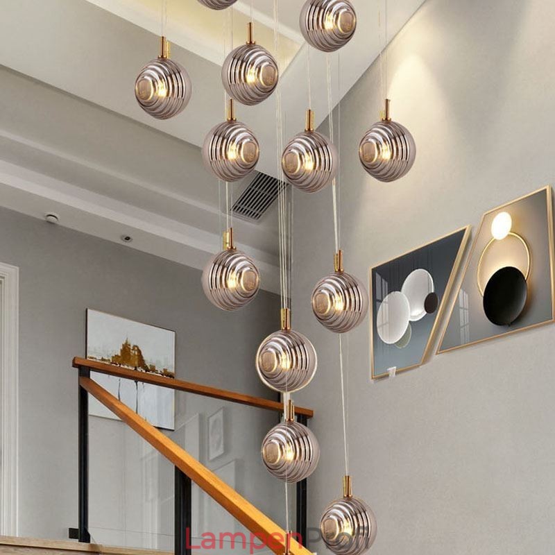 Glas Pendelleuchte Kreative Dekorative Glaskugel Loft